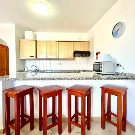 Estudio Con Bonita Vista, Wifi,piscina,cerca Playa Em Tenerife Sur Apartament *