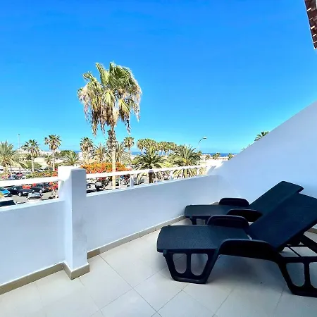 Estudio Con Bonita Vista, Wifi,piscina,cerca Playa Em Tenerife Sur Apartament *